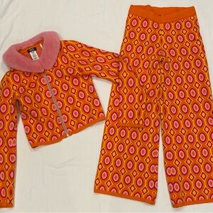 Vibrant Orange and Pink Kids outfit